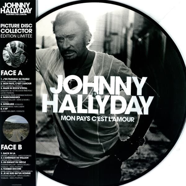 Johnny Hallyday - Mon Pays C'est L'amour (LP) (Picture Disc)