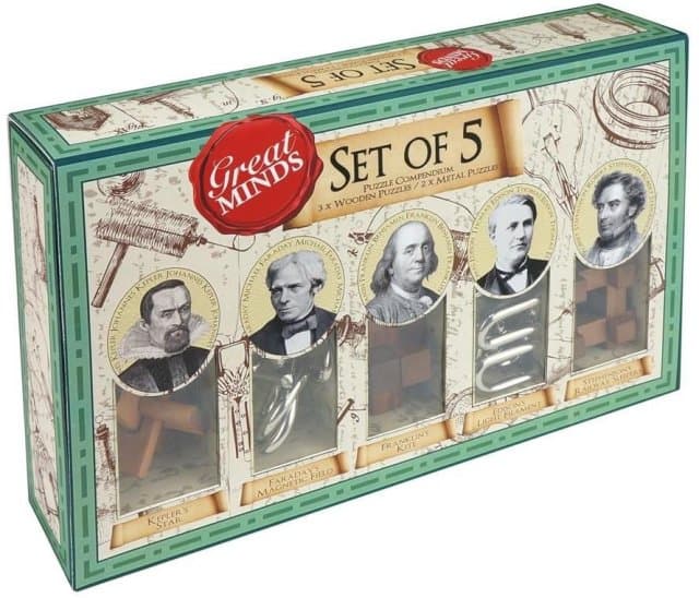 Great Minds Set Of 5 Puzzle (Engels)