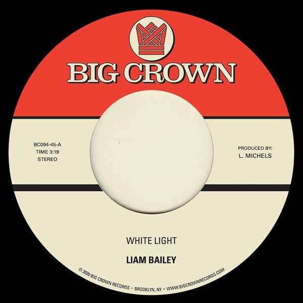 Liam Bailey - White Light / Cold & Clear (7" Single)