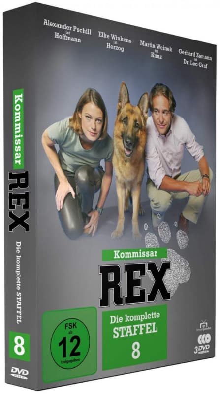 Hajek,peter - Kommissar Rex-die Komplette 8.staffel (3 Dvds)