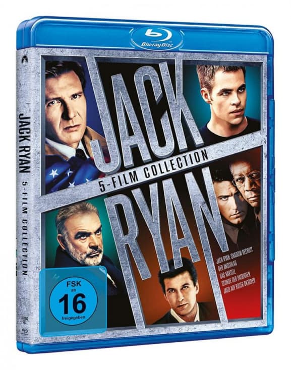 Harrison Ford,morgan Freeman,alec Baldwin - Jack Ryan-5-movie Collection