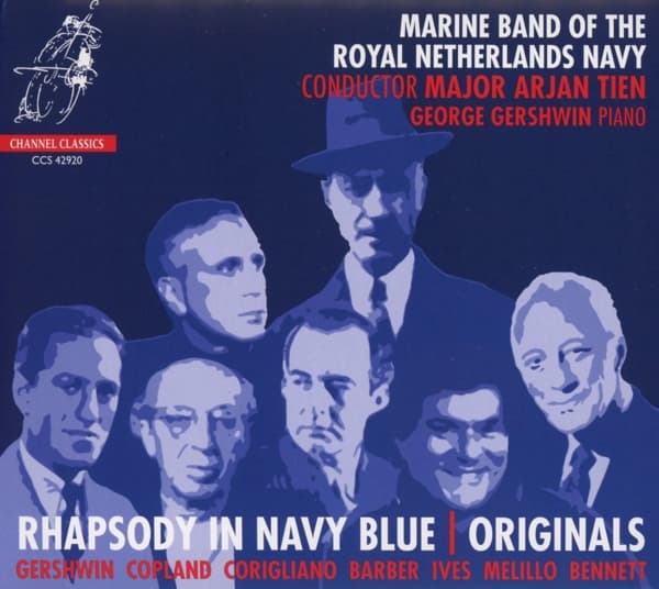 George Gershwin, Marine Band Of The Royal Netherlands Navy, Arjan Tien - Rhapsody In Navy Blue (CD)