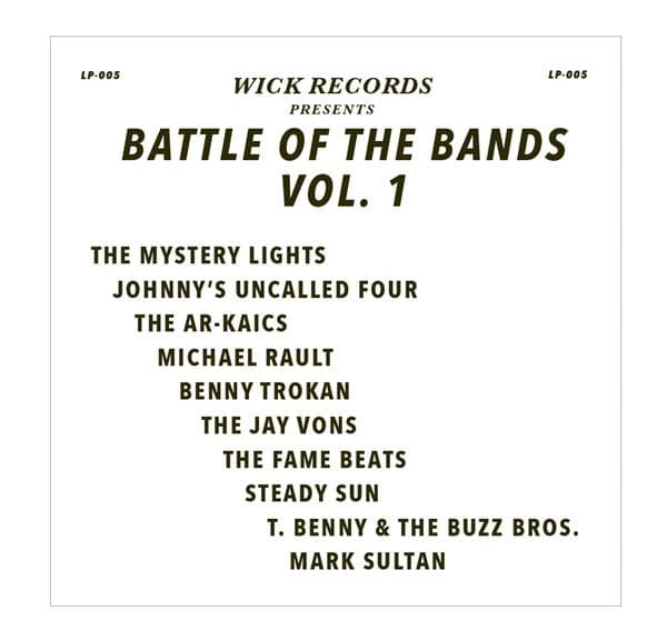 Wick Records Presents Battle Of The Bands Vol. 1 (black Swirl Vinyl)