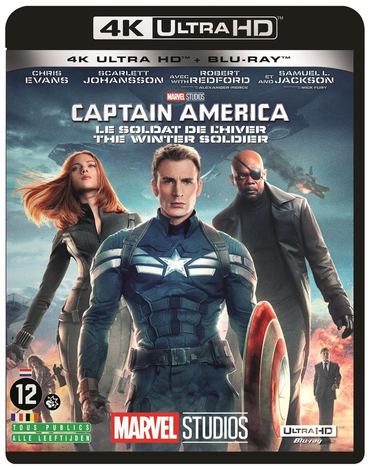 Captain America - The Winter Soldier  (4K Ultra HD Blu-ray) (Import geen NL ondertiteling)