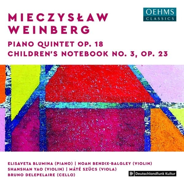 Elisaveta Blumina, Noah Bendix Balgley, Shanshan Yao - Weinberg: Piano Quintet, Op. 18 | Children's Notebook 3, Op. 23 (CD)