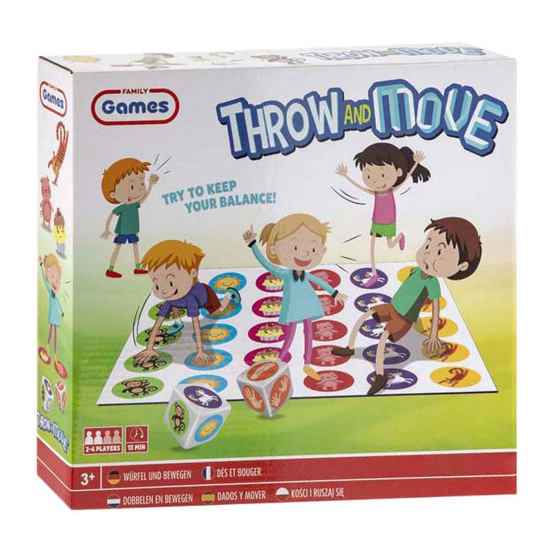 Gooi & Beweeg Spel - 2-4 Spelers