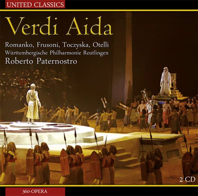 Olga Romanko, Maurizio Frusoni, Würtenbergische Philharmonie Reutlingen, Roberto Paternostro - Verdi: Aida (2 CD)