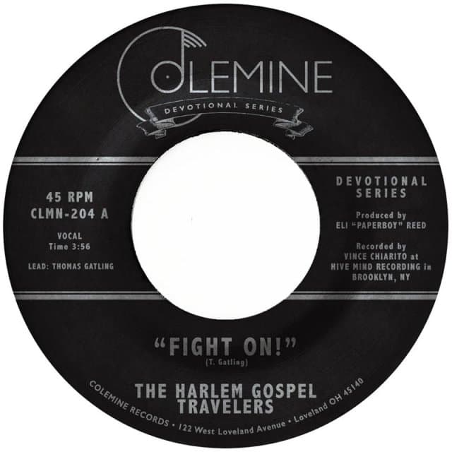 Harlem Gospel Travelers - Fight On! (7" Single) (Coloured Vinyl) (Coloured Vinyl) (Limited Edition)