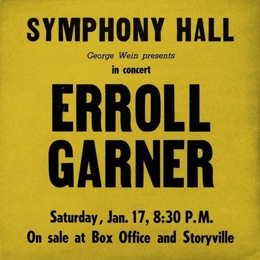 Erroll Garner - Symphony Hall Concert (10" LP)