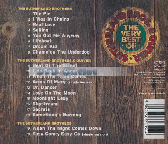 The Sutherland Brothers - The Very Best Of