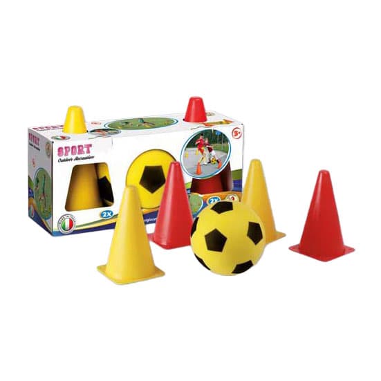 Soft Voetbal met 4 Pionnen