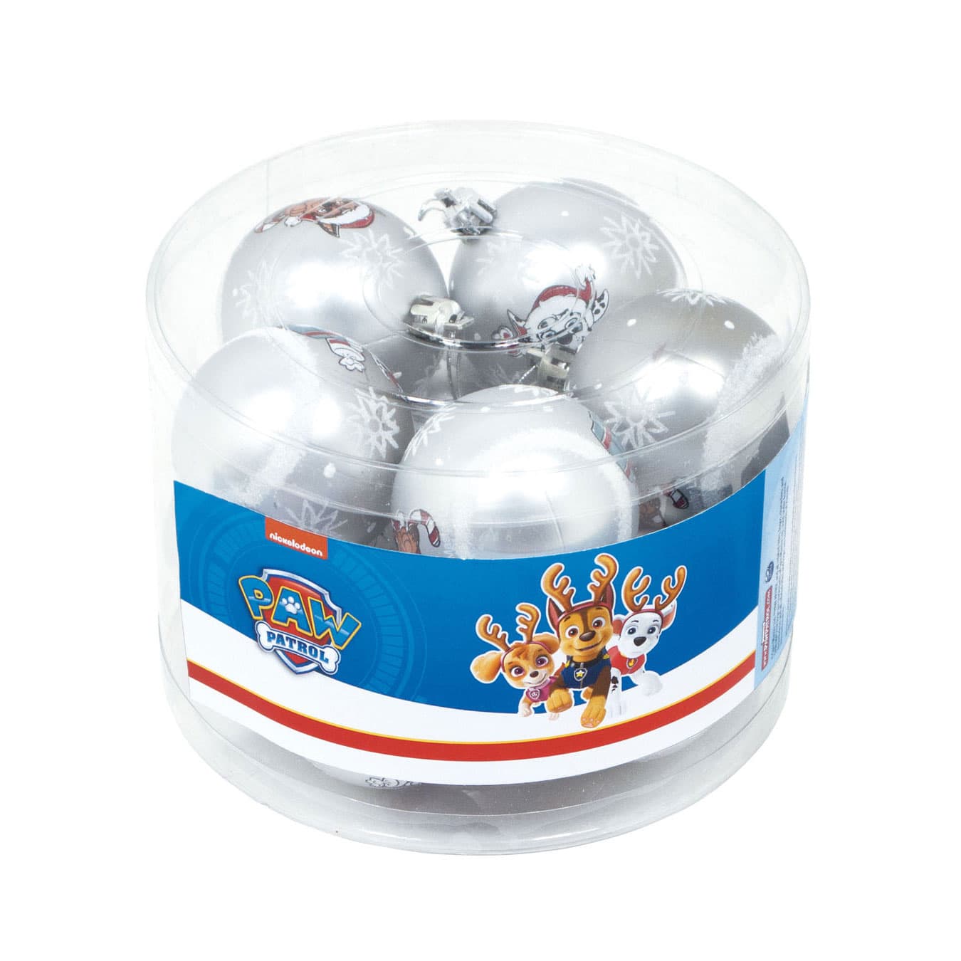 PAW Patrol kerstballen set van 10 voor de kerstboom