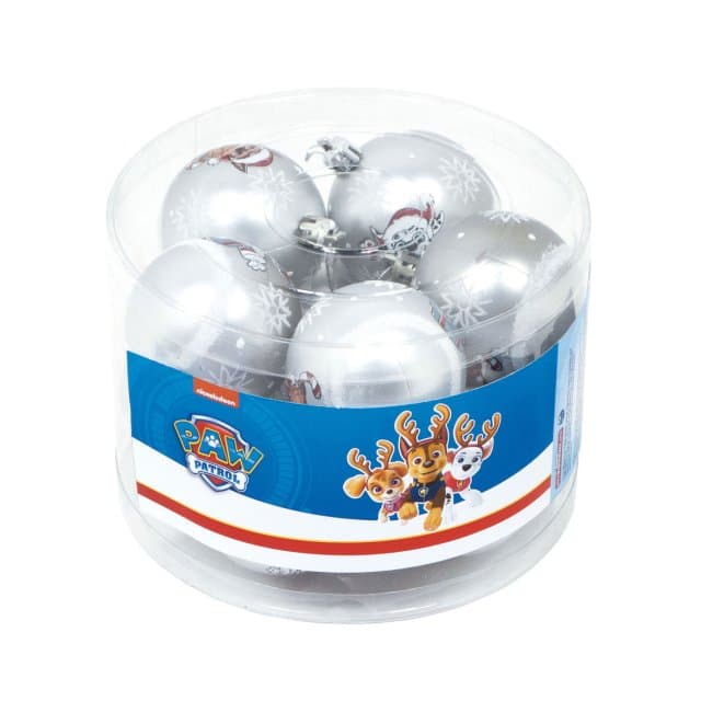 PAW Patrol kerstballen set van 10 voor de kerstboom