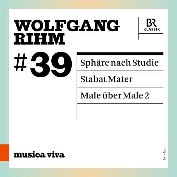 Christian Gerhaher, Tabea Zimmermann, Jörg Widmann - Rihm: Sphäre Nach Studie | Stabat Mater | Male Über Male 2 (CD)