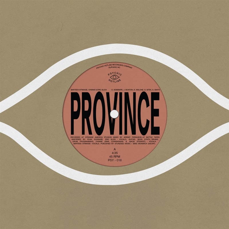 Bartees Strange, Eric Slick & Ohmme / Anjimile - Province? /? Ever New (7" Single)