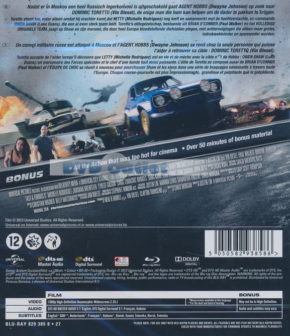 Fast & Furious 6 (Blu-ray)