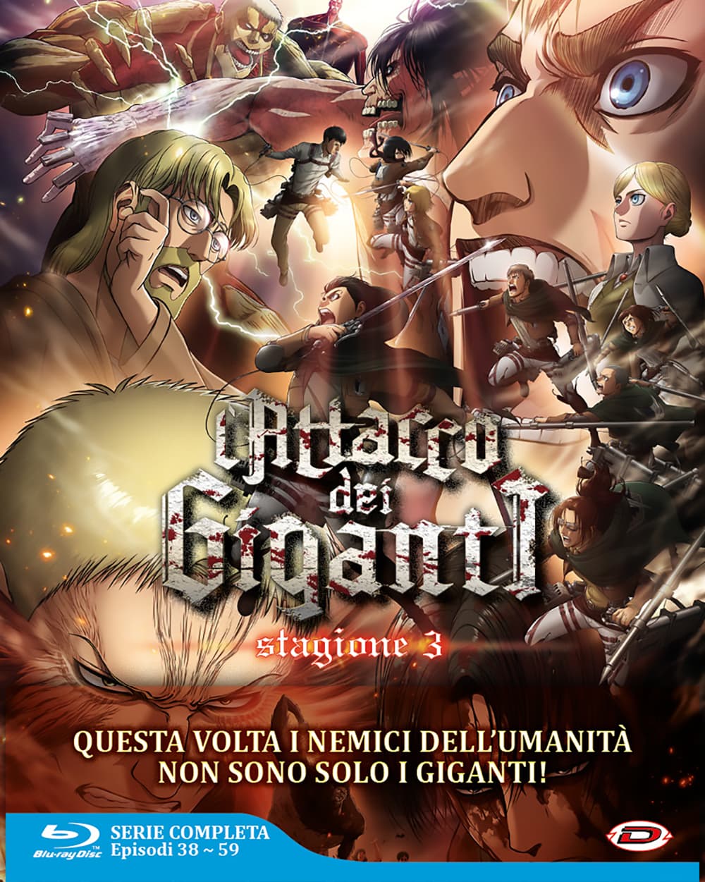Attacco Dei Giganti (l') - Stagione 03 The Complete Series (4 Blu-ray) (eps 01-22) (Import)