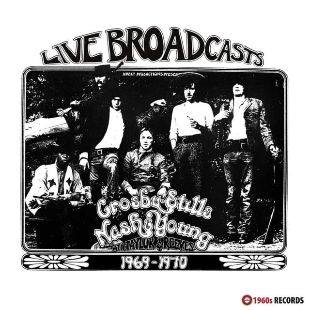 Crosby, Stills, Nash & Young with Dallas Taylor & Greg Reeves - Live Broadcasts 1969-1970 (LP)