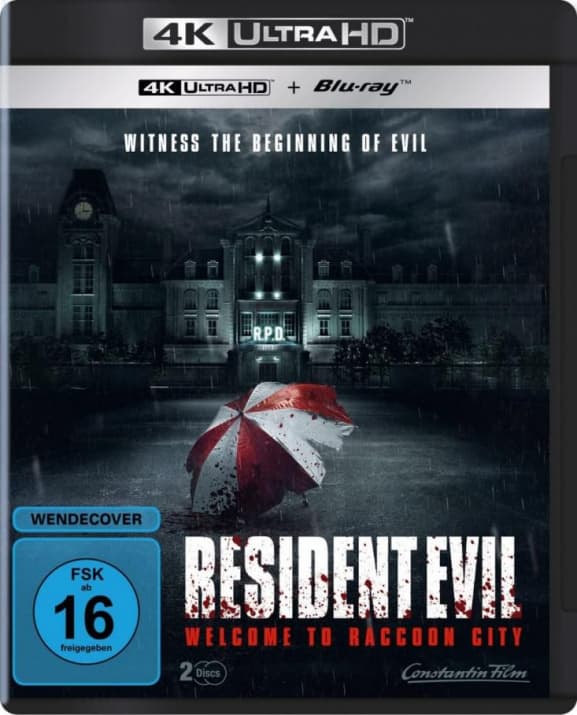 Br Resident Evil: Welcome To Raccoon City (4k Uhd) (2discs)