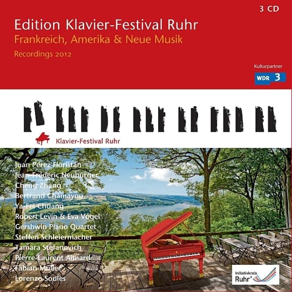 Juan-Perez Floristan, Jean Frédéric Neuburger, Cheng Zhang, Bertrand Chamayou - Edition Klavier-Festival Ruhr | Frankreich, Amerika & Neue Musik (3 CD)