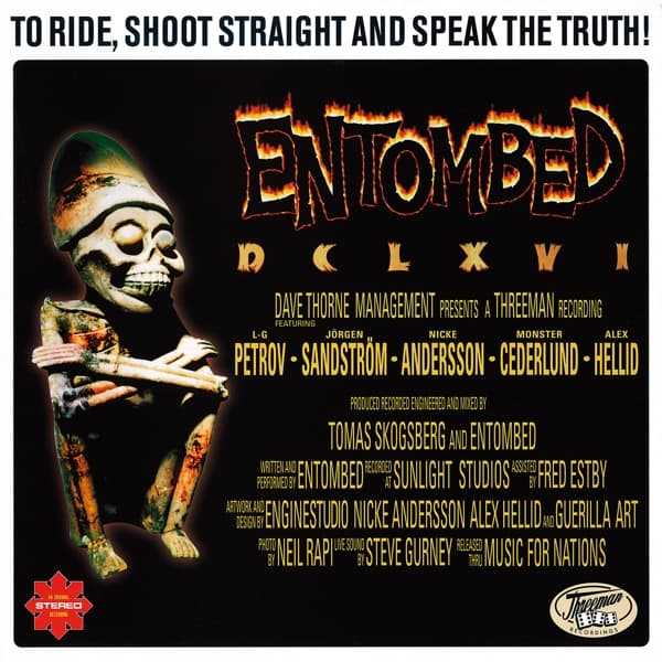 Entombed - DCLXVI: To Ride Shoot Straight and Speak The Truth (CD) (Remastered)