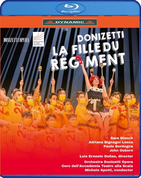 Adriana Bignagni Lesca, Paolo Bordogna, John Osborn - Donizetti: La Fille Du Régiment (Blu-ray)