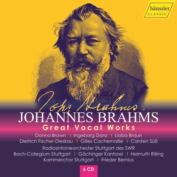 Donna Brown, Ingeborg Danz, Lioba Braun - Brahms: Great Vocal Works (6 CD)