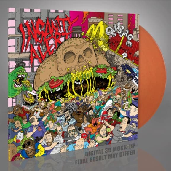 Insanity Alert - Moshburger (LP) (Coloured Vinyl) (Limited Edition)