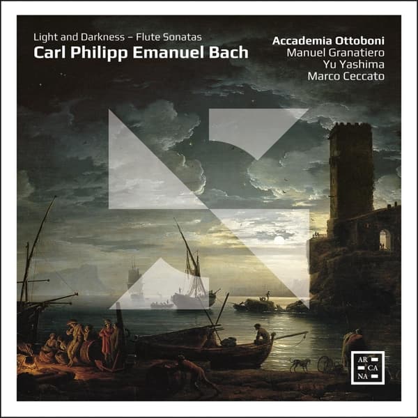 Manuel Granatiero, Marco Ceccato, Accademia Ottoboni - C.P.E. Bach: Light And Darkness. Flute Sonatas (CD)