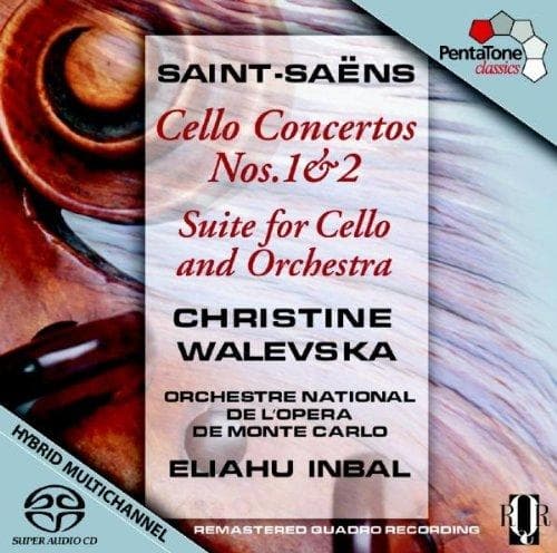 Christine Walevska, Orchestre National de l'Opéra de Monte Carlo - Saint-Saëns: Cello Concertos Nos.1 & 2 (SACD)
