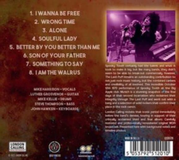 Spooky Tooth - Live 1970