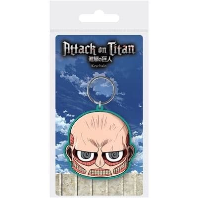 Attack On Titan: Pyramid - Season Three - Colossal Chibi (rubber Keychain / Portachiavi Gomma)