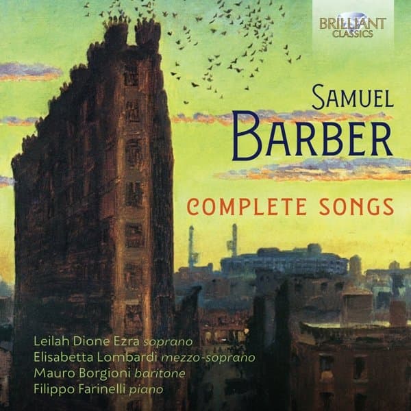 Leilah Dione Ezra, Elisabetta Lombardi, Mauro Borgioni - Barber: Complete Songs (3 CD)