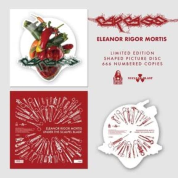 Carcass - Eleanor Rigor Mortis / Under The Scalpel Blade (12" Single) (Limited Edition Shaped Picture Disc)