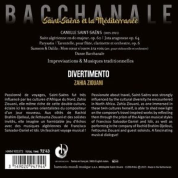 Divertimento Ensemble, Zahia Ziouani - Bacchanale Saint-Saens Et La Medite (CD)