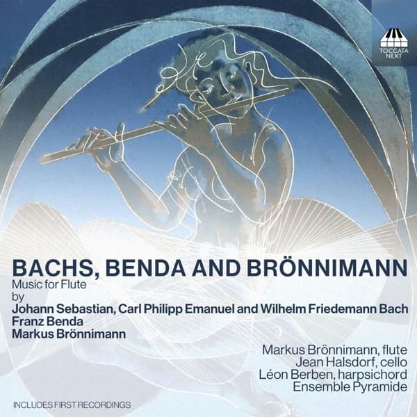 Markus Brönnimann, Jean Halsdorf, Léon Berben, Ensemble Pyramide - Bachs, Benda And Brönnimann : Music For Flute (CD)
