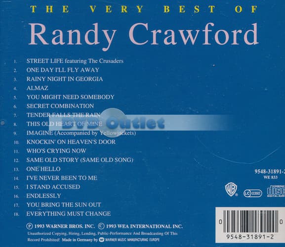 Randy Crawford - Very Best Of Randy Crawford The