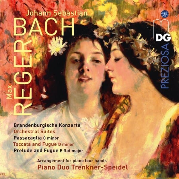 Evelinde Trenkner & Sontraud Speidel - J. S. Bach (Arr. Max Reger): Brandenburgische Konzerte | Orchestral Suites | Passacaglia C Minor | Toccata And Fugue D Minor | Prelude And Fugue E Flat Major (4 CD)