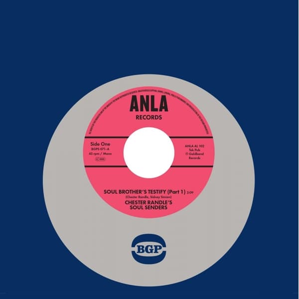 Chester Randle's Soul Sender's - Soul Brother's Testify Part 1 / Part 2 (7" Single)