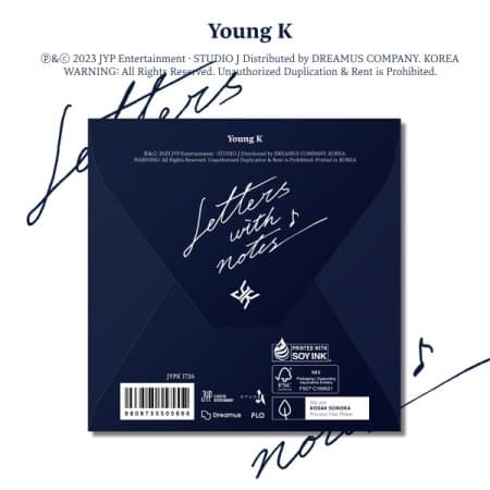 Young K ( Day 6 ) - Letters With Notes (digipack Ver.)