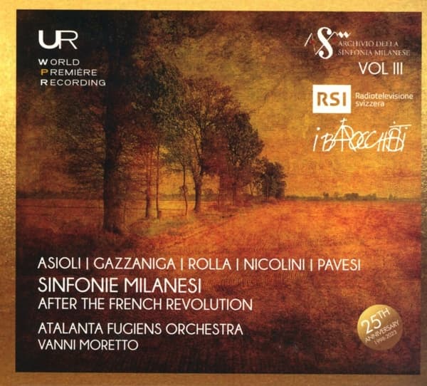 Atalanta Fugiens Orchestra & Vanni Moretto - Sinfonie Milanesi: After The French Revolution (CD)