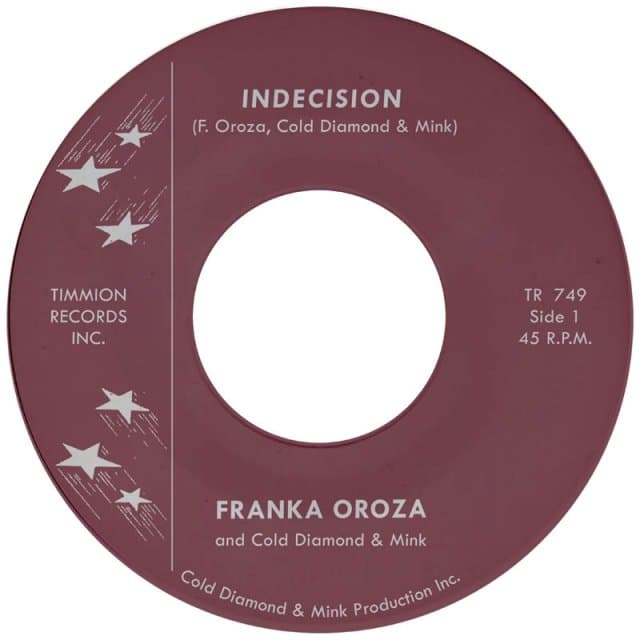 Franka Oroza & Cold Diamond & Mink - Indecision (7" Single) (Coloured Vinyl)