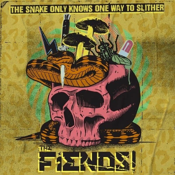 The Fiends! - The Snake Only Knows One Way To Slither (10" LP) (Coloured Vinyl)