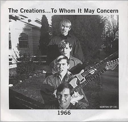 Creations - To Whom It May Concern (7" Single)