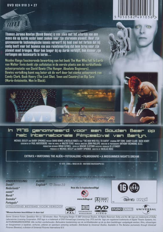 Man who fell to earth (DVD)