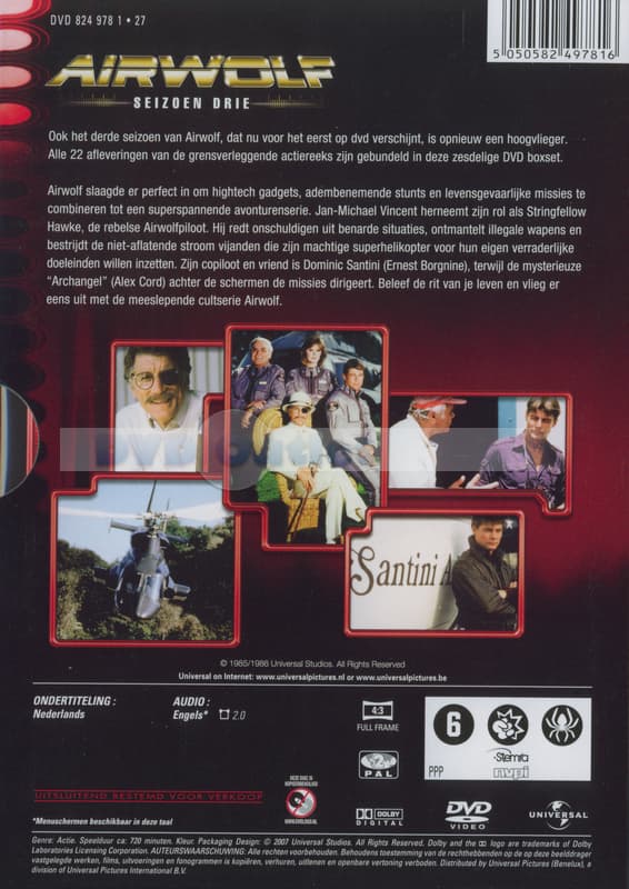 Airwolf - Seizoen 3 (DVD)