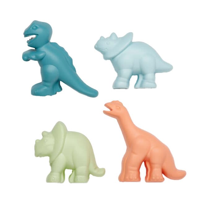 Ecoiffier Zandvormen Dino - 4st.