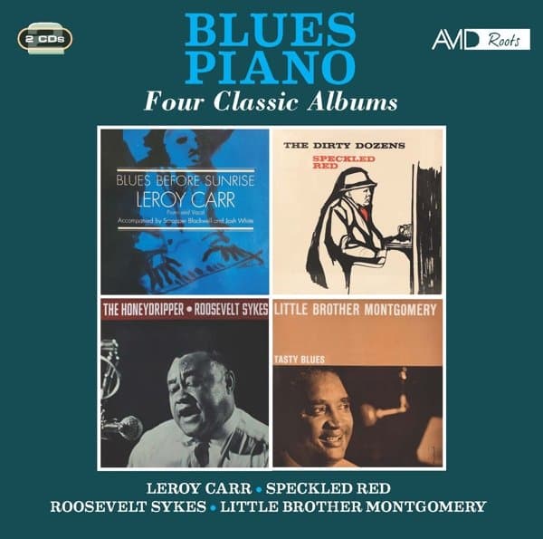 Leroy Carr, Speckled Red, Roosevelt Sykes & Little Brother Montgomery - Blues Piano: Four Classic Albums (2 CD)