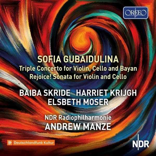 Baiba Skride, Harriet Krijgh, Elsbeth Moser, NDR Radiophilharmonie, Andrew Manze - Gubaidulina: Triple Concerto For Violin, Cello & Bayan (CD)