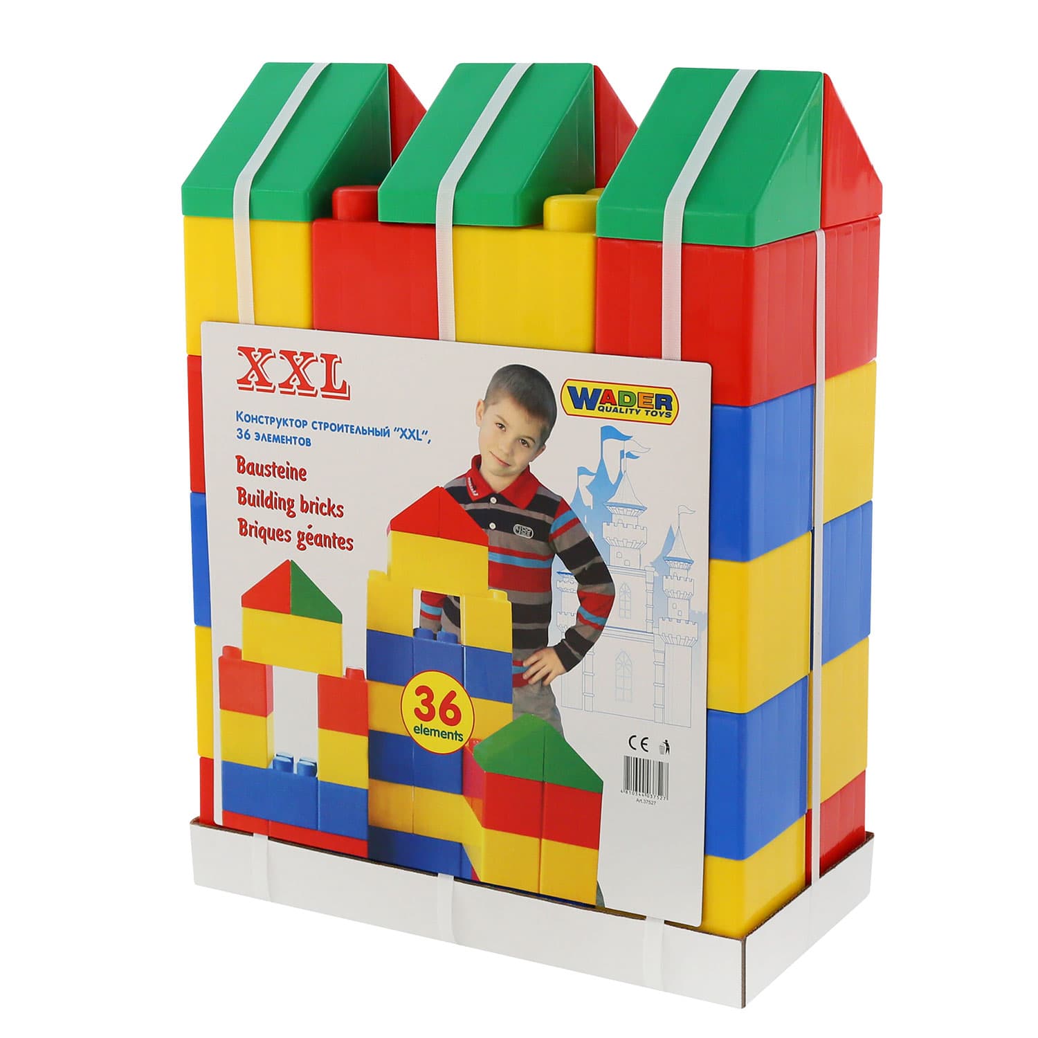 Cavallino Bouwblokken XXL - 36dlg.